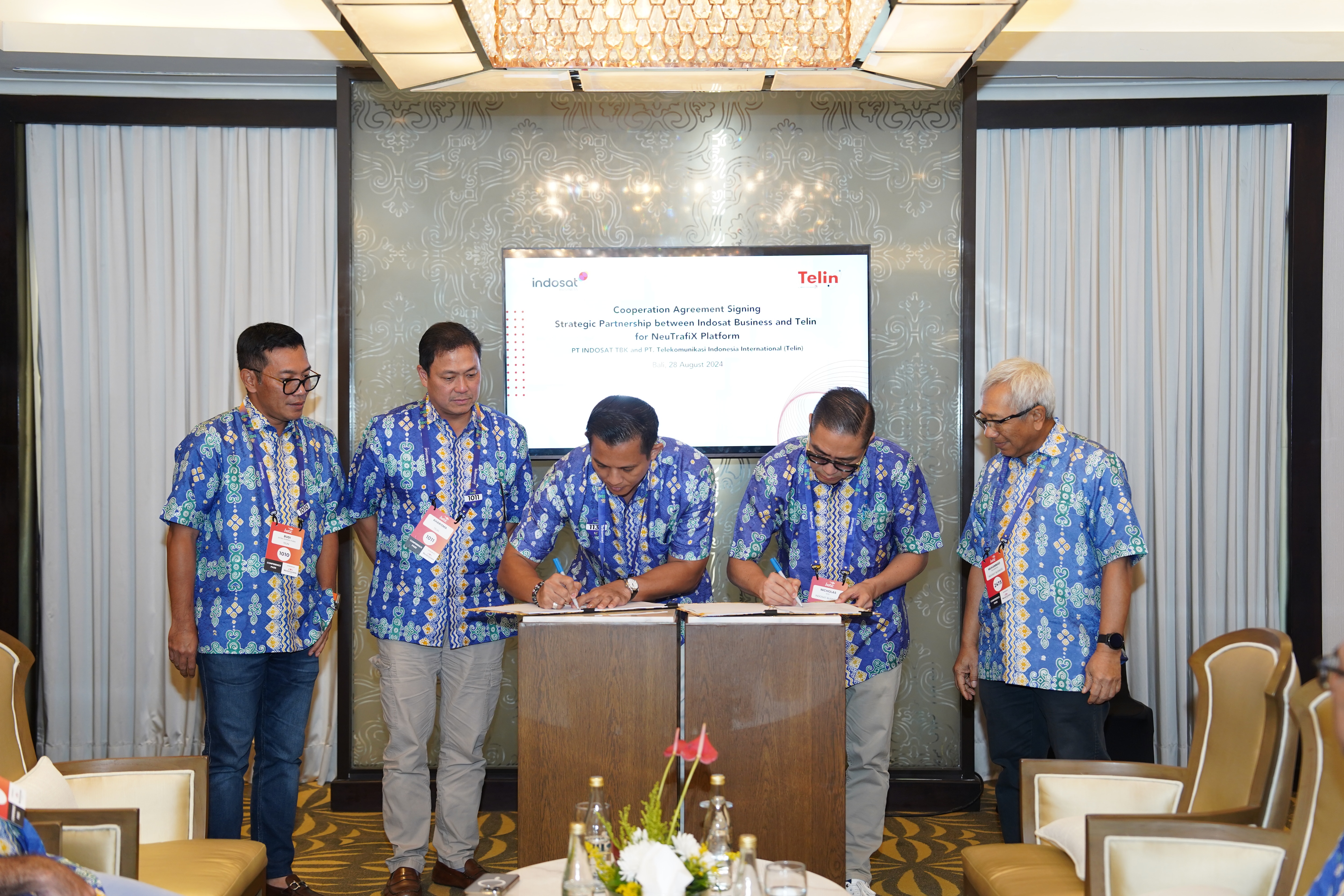 Indosat and Telin Inks Strategic Alliance on NeuTrafiX Platform